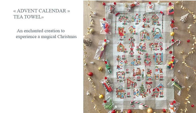 « ADVENT CALENDAR » TEA TOWEL